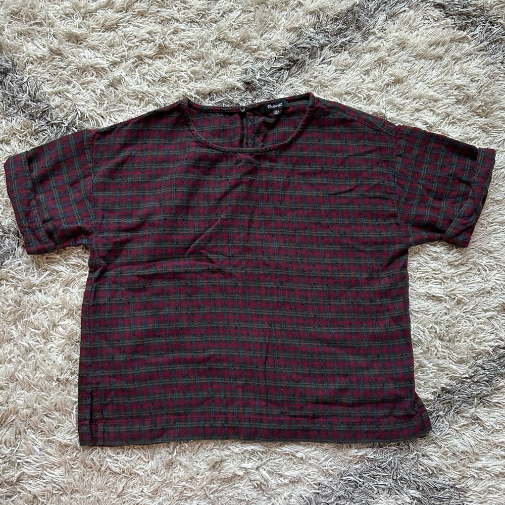 Madewell Plaid Short Sleeve